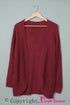 Pocket Knitted Solid Color Cardigan